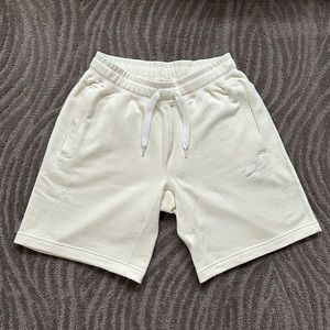 NWOT Nike cotton shorts cream Medium